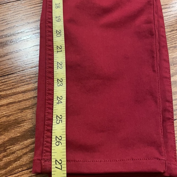 JEN 7 by FOR ALL MANKIND women’s ANKLE SKINNY JEAN in MERLOT color, SIZE 8 - Picture 10 of 11